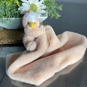 Soft Plush Baby Snuggie with Chicken Rattle